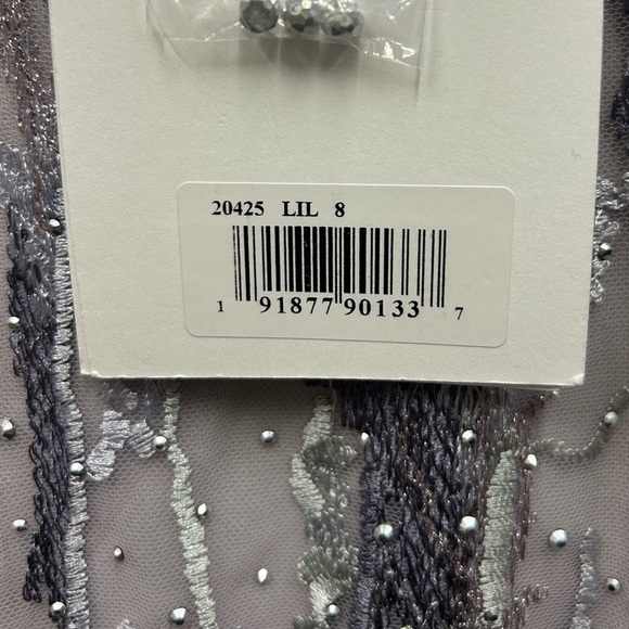 MAC DUGGAL 20425 NWT V-Neck Embellished Puff Sleeve Gown - Picture 7 of 12